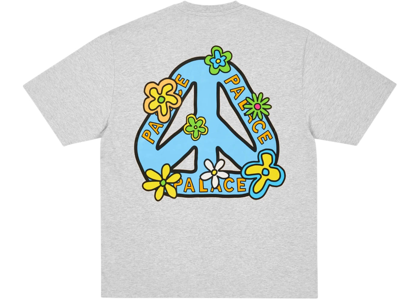 Palace Me Myself And Tri T-Shirt Grey Marl