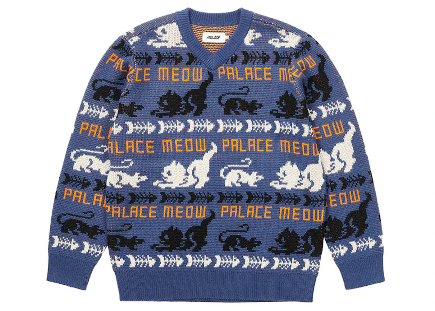 Palace Meow Meow Knit Blue