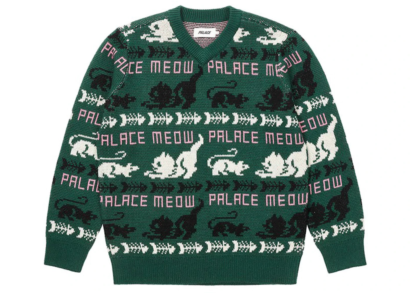 Palace Meow Meow Knit Green