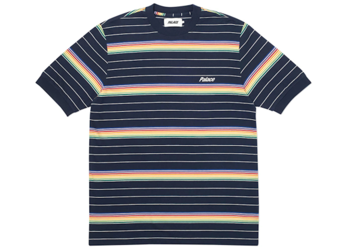 Palace Mershy-Pea Striped T-shirt Navy