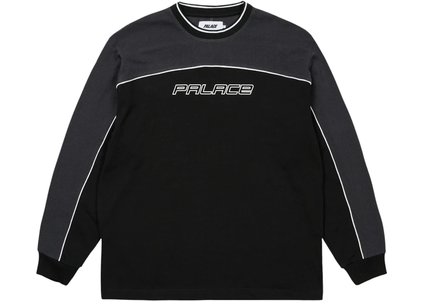 Palace Mesh Panel Longsleeve Slate