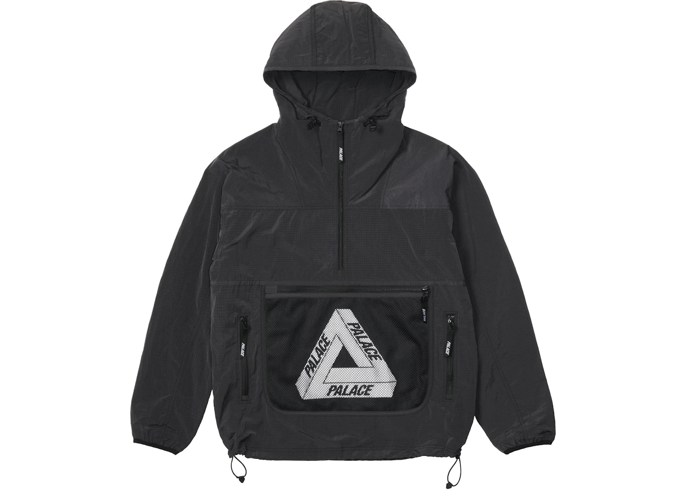 Palace Mesh Pocket Shell Jacket Black