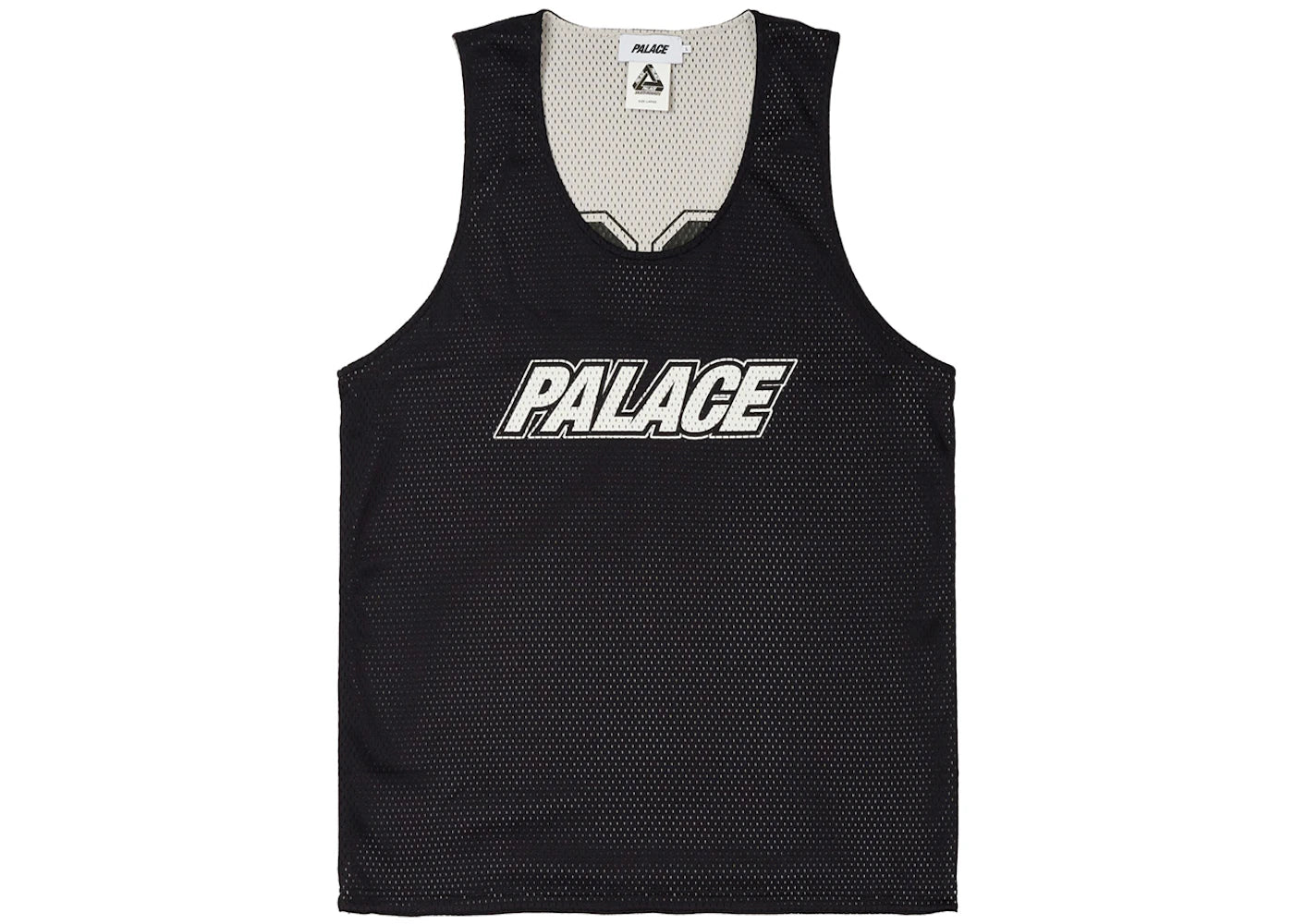 Palace Mesh Reverso Border Vest Black