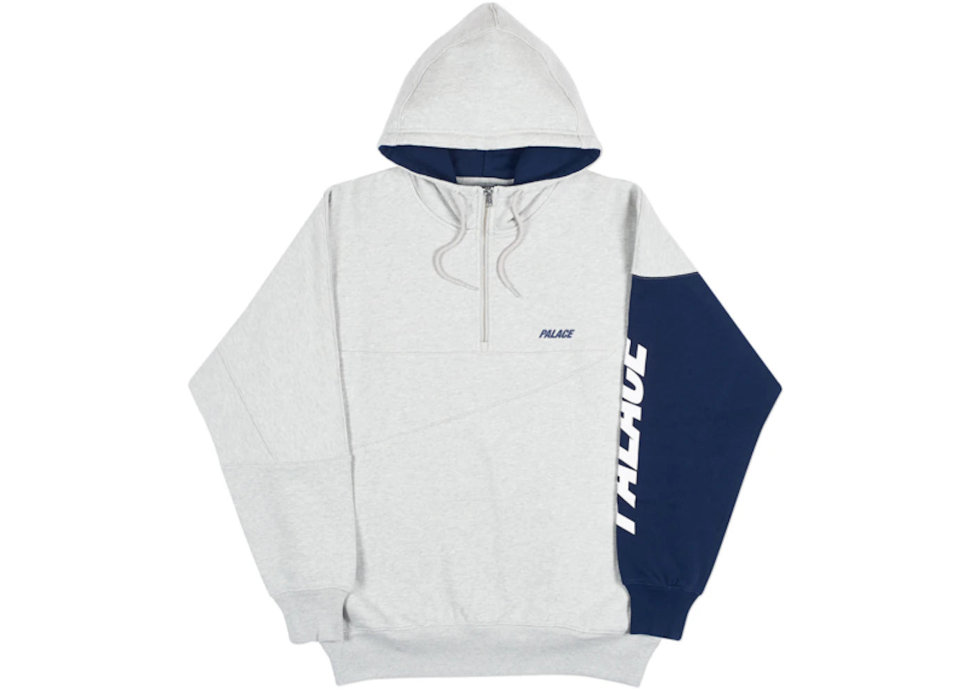 Palace Metric Hood Grey Marl/Navy