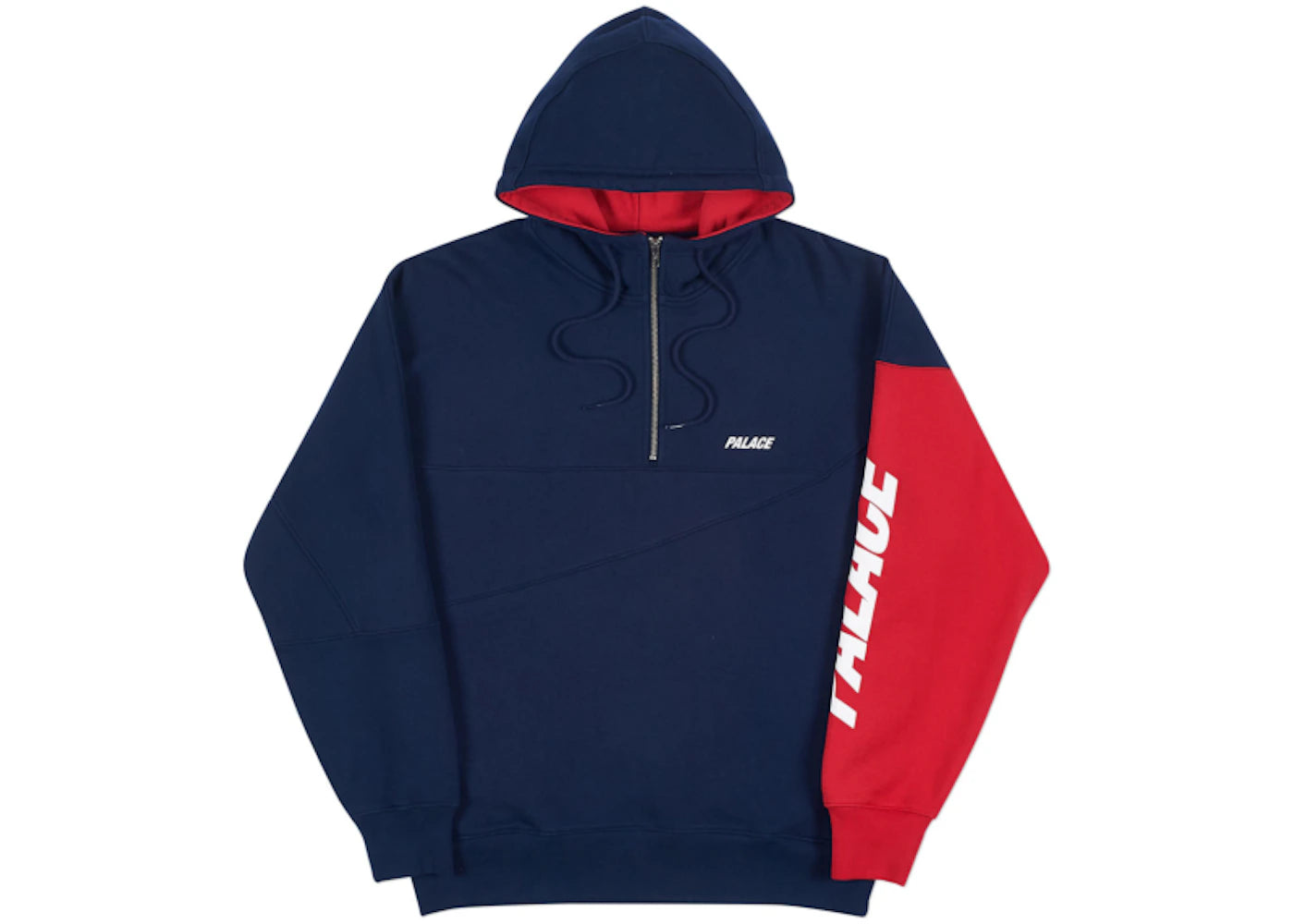 Palace Metric Hood Navy/Red