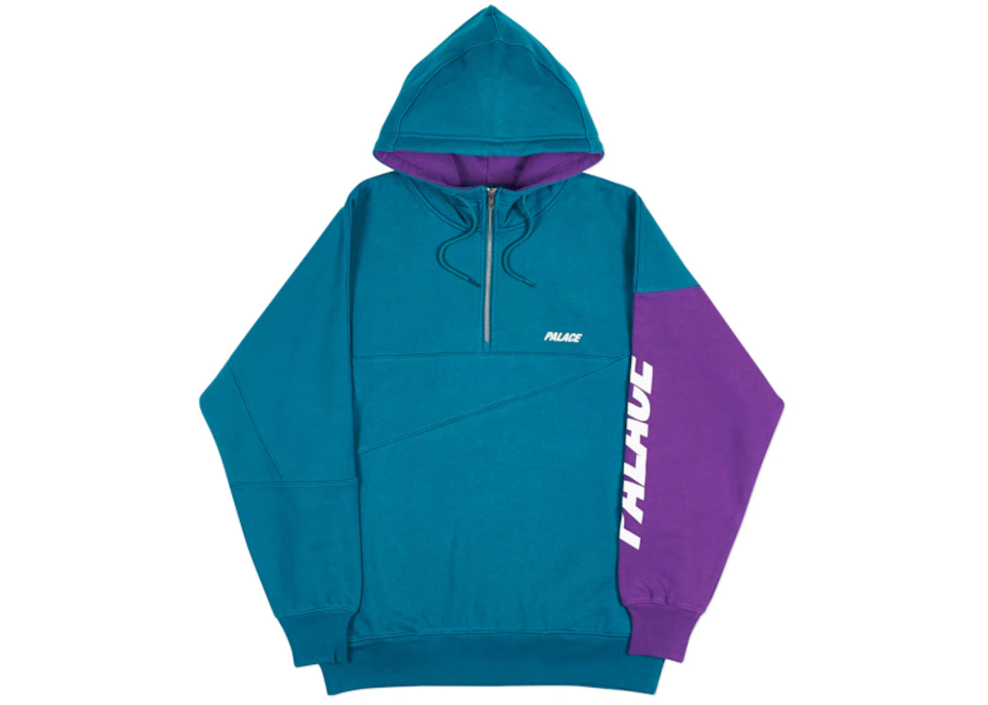 Palace Metric Hood Teal/Purple