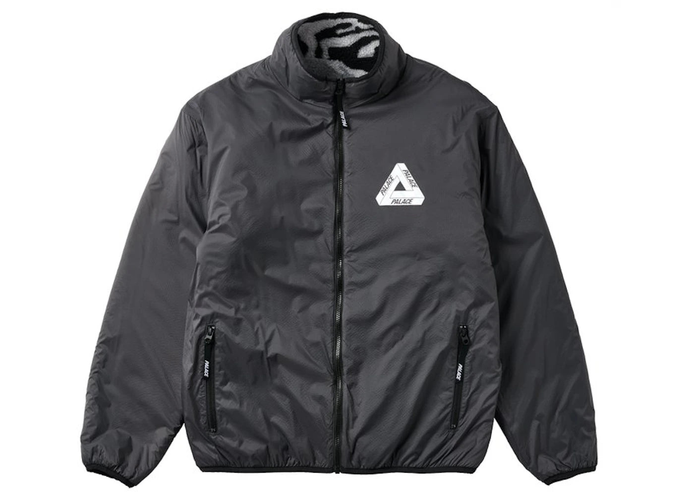 Palace Mirage Reversible Fleece Jacket Black