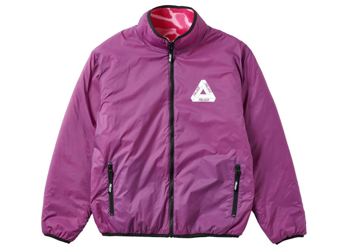 Palace Mirage Reversible Fleece Jacket Pink