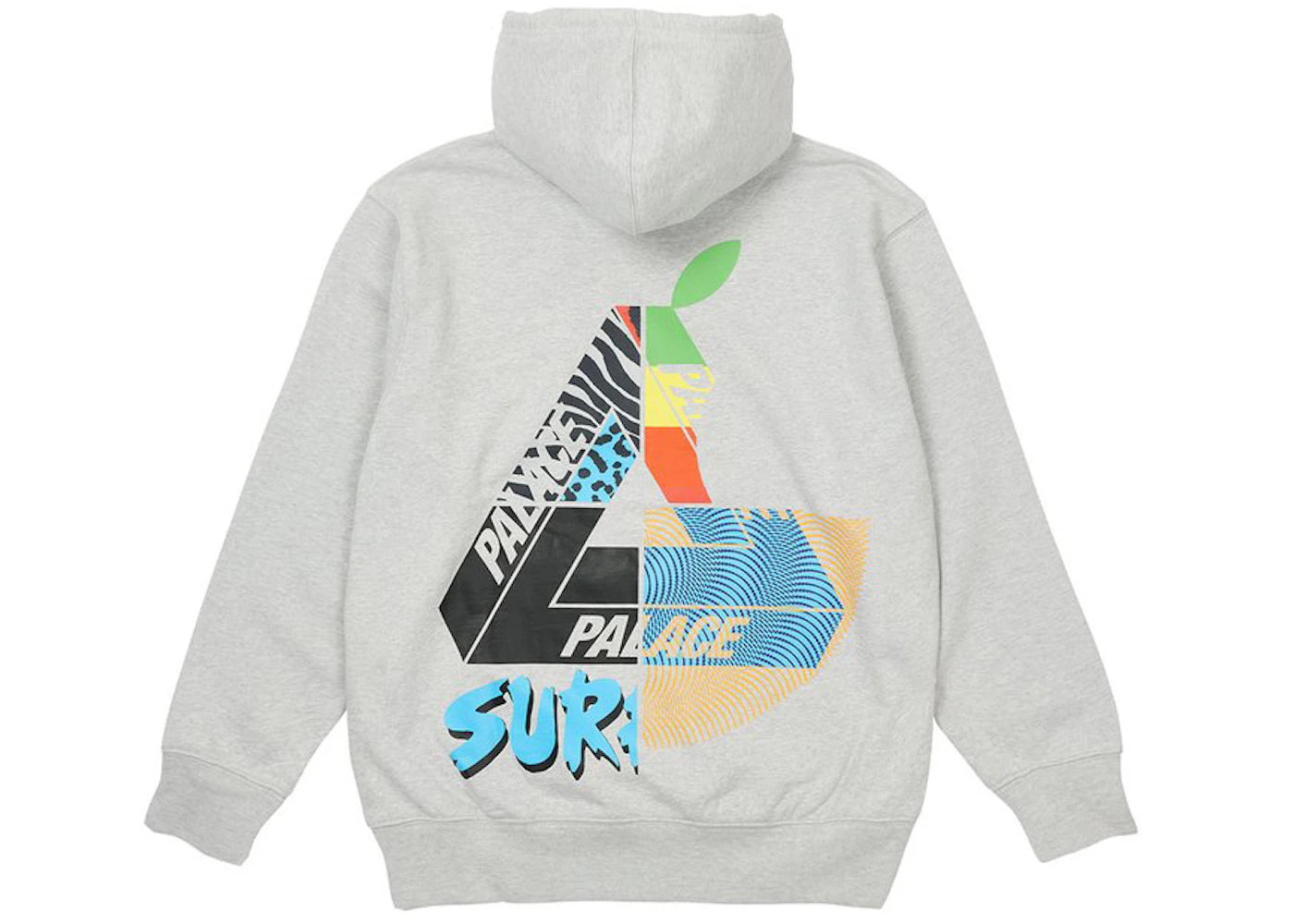 Palace Mix Up Hood Grey Marl