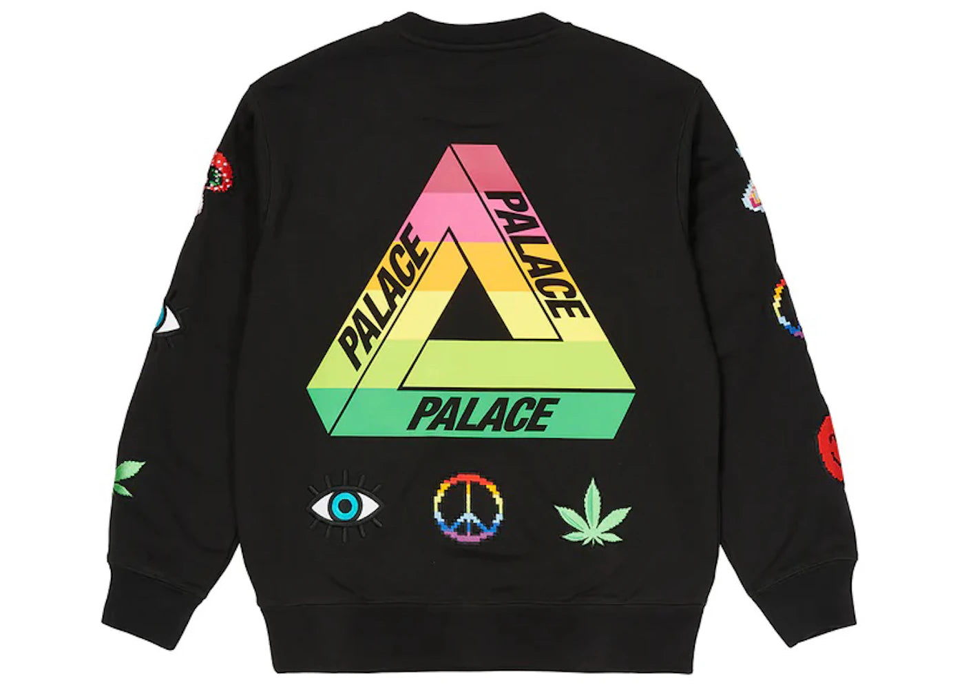 Palace Mixed Media Bitmap Crew Black