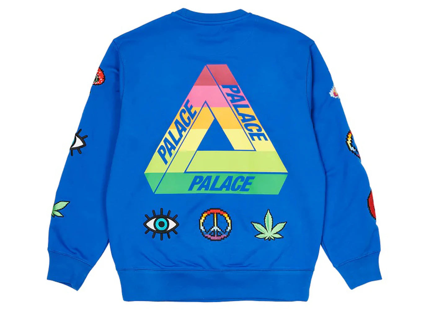 Palace Mixed Media Bitmap Crew Blue