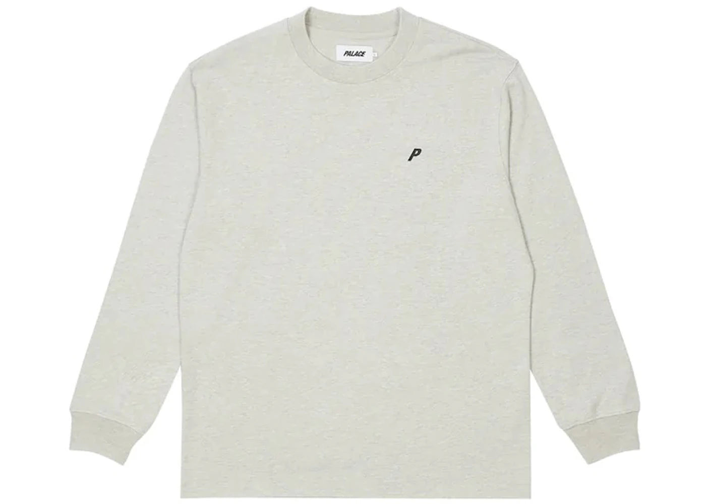 Palace Mock Neck 320 Crew Grey Marl