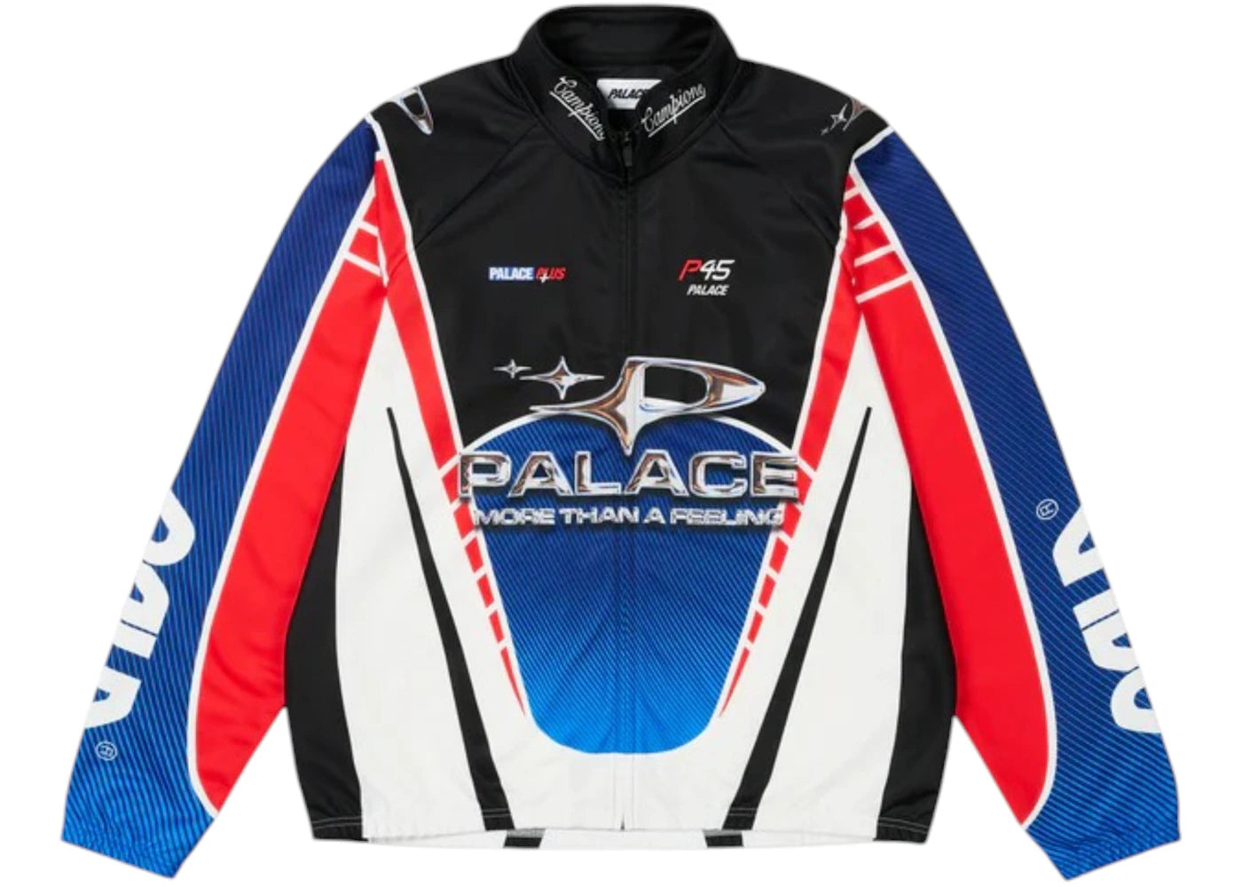 Palace More Than A Cycling Zip Jacket Red/Blue