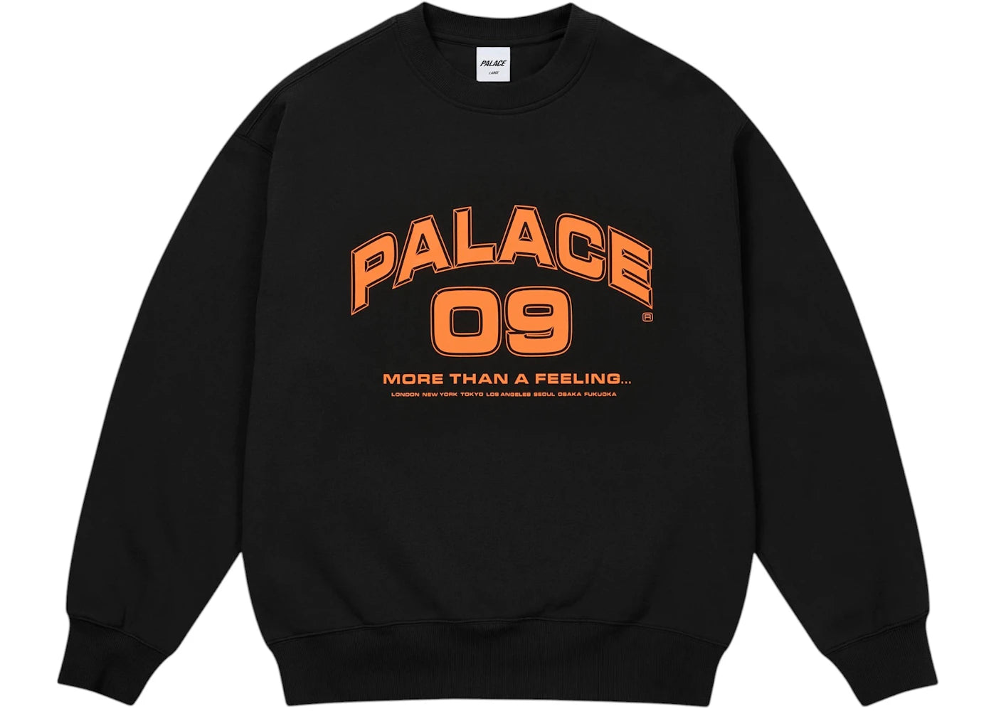 Palace More Than A Feeling Crew Black