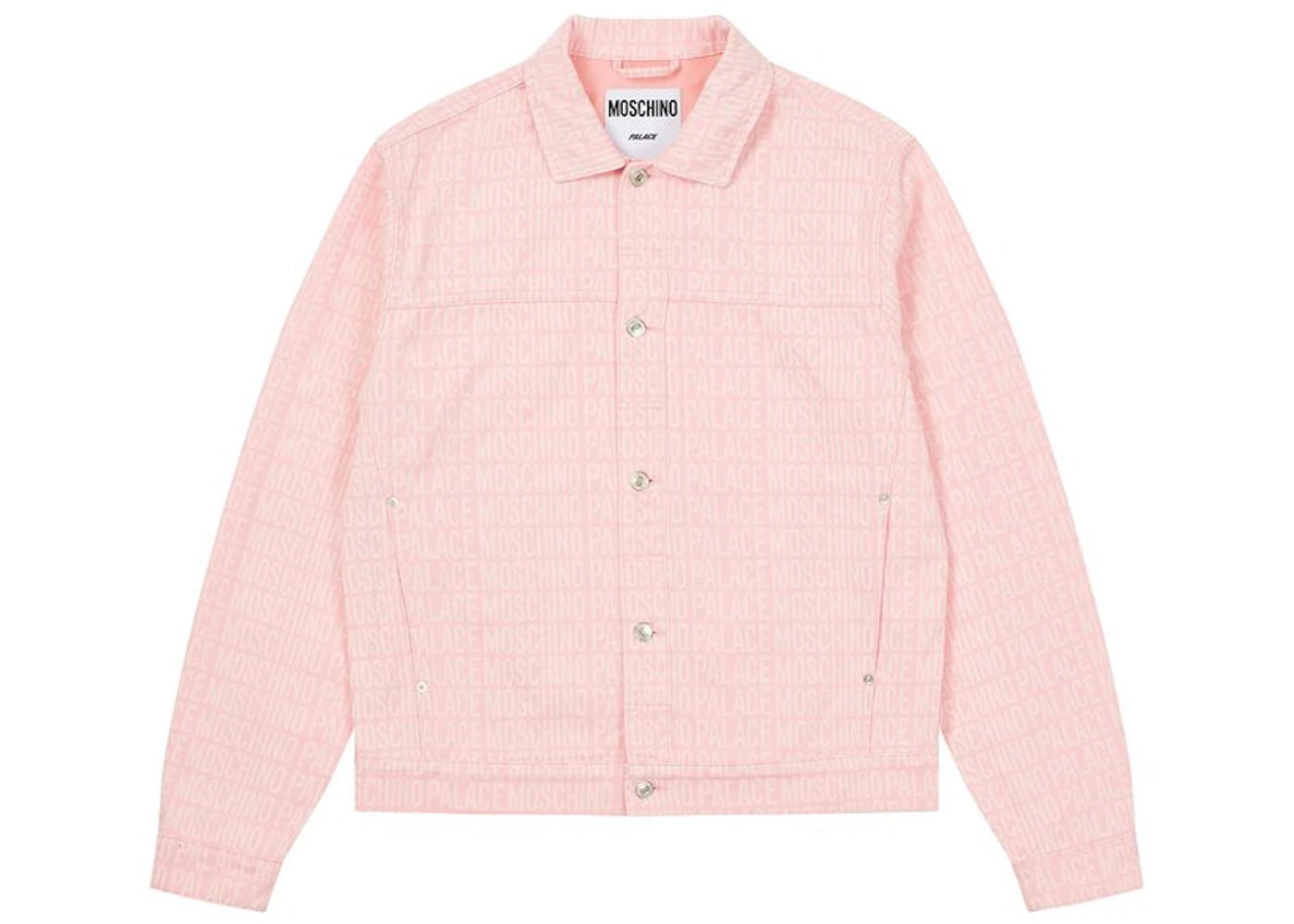 Palace Moschino Denim Jacket Pink
