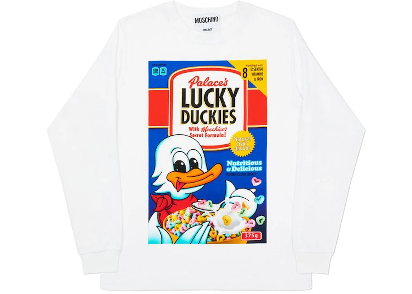 Palace Moschino Duck Longsleeve White