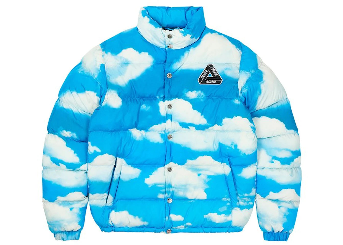 Palace Moschino Puffa Jacket Blue Cloud