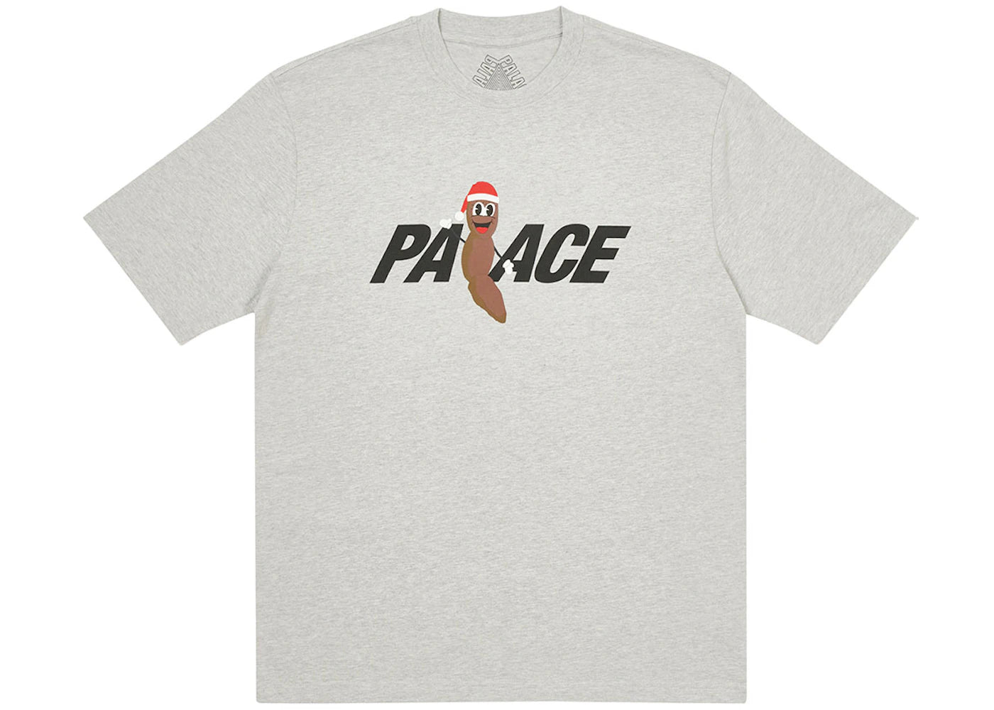 Palace Mr Hankey T-shirt Grey Marl