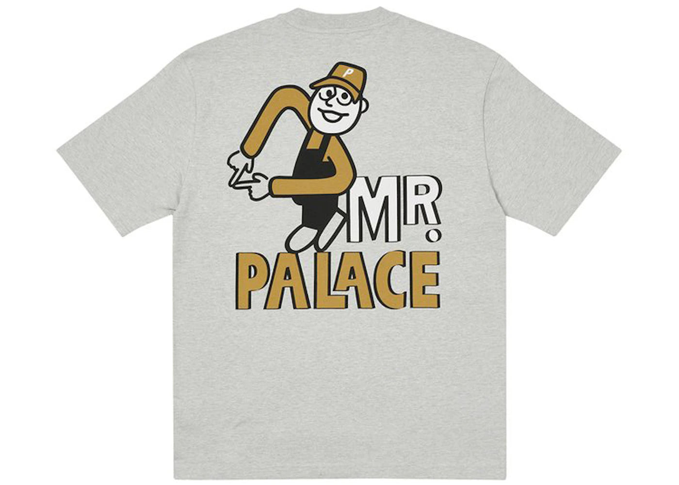 Palace Mr Palace T-shirt Grey Marl