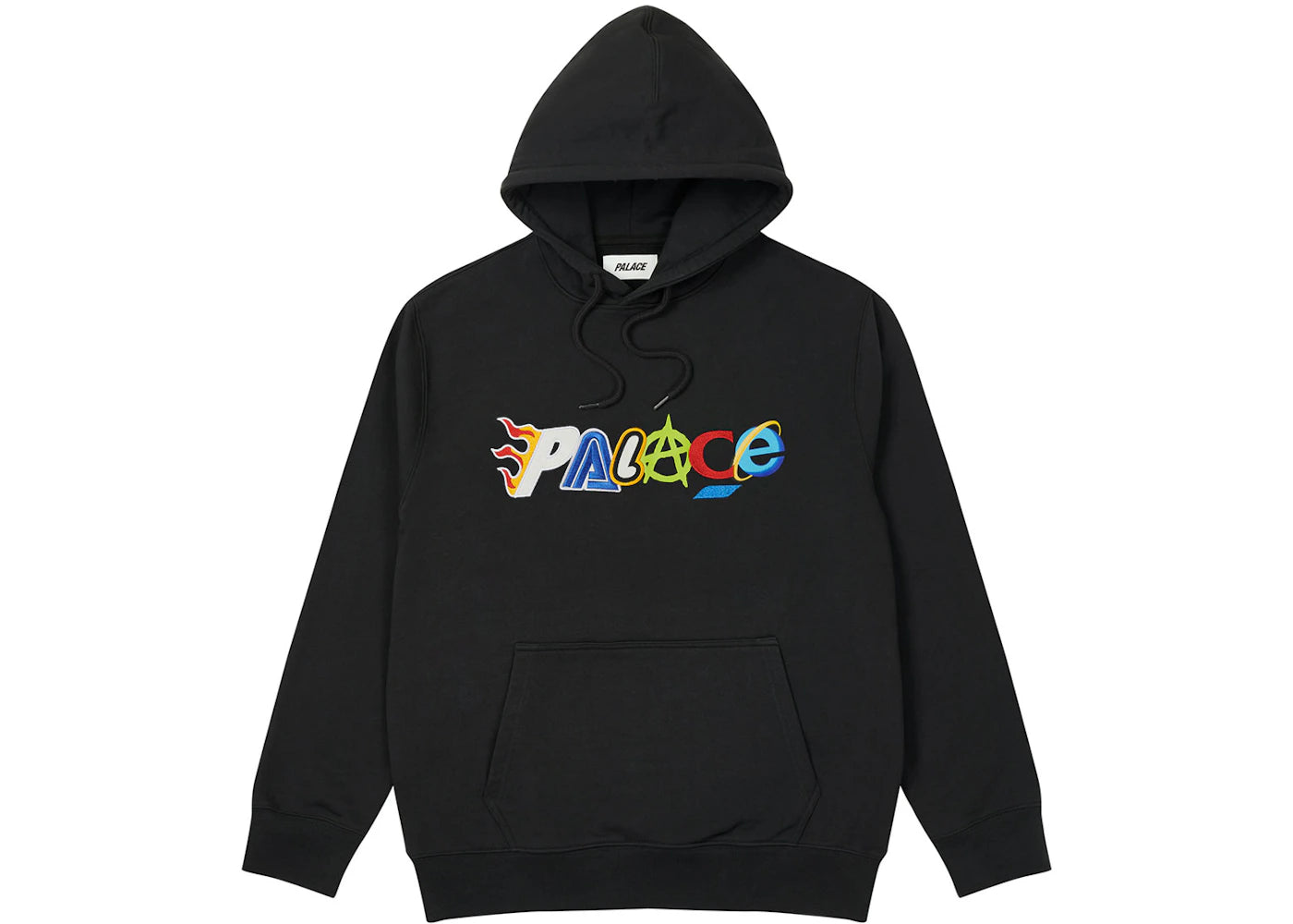 Palace Multi Hood Sweatshirt Black