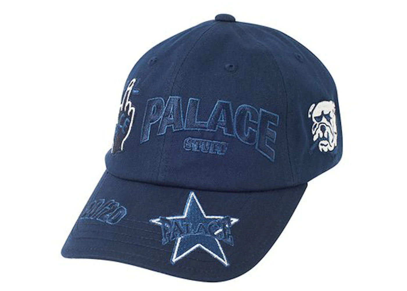 Palace Multi Pack 6-Panel Navy
