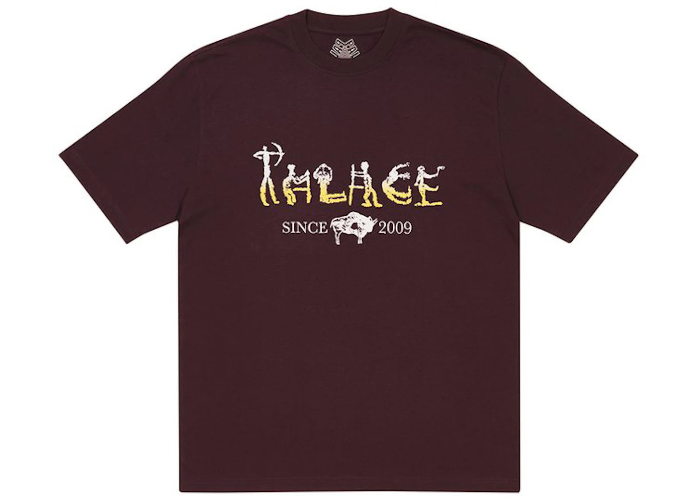 Palace Nein Electricity T-shirt Burgundy