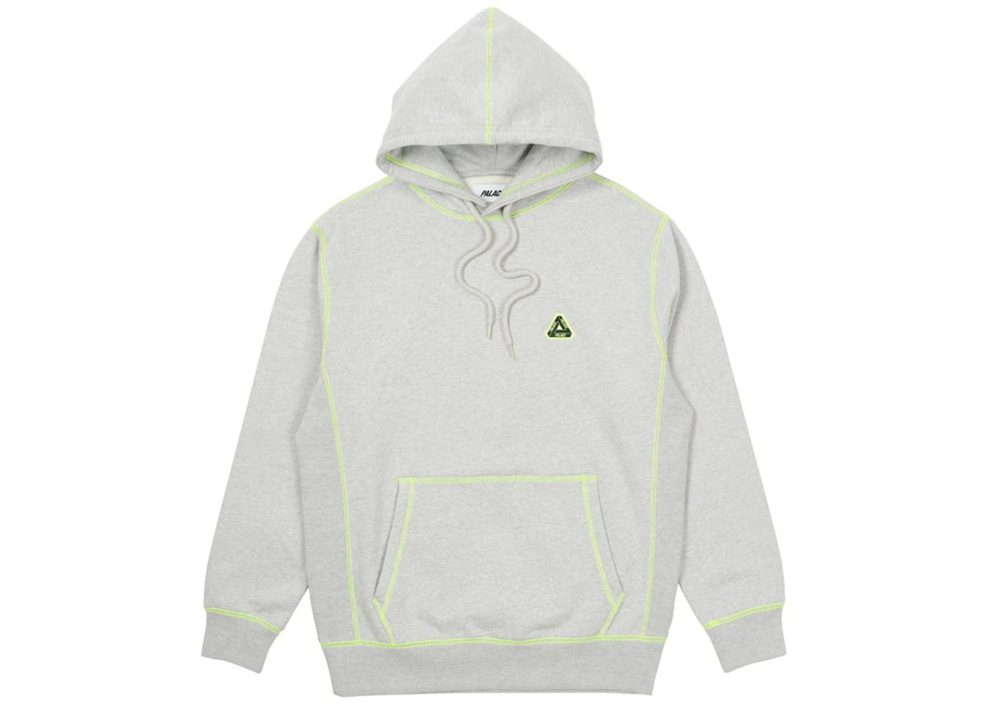 Palace Neo Stitch Hood Grey Marl