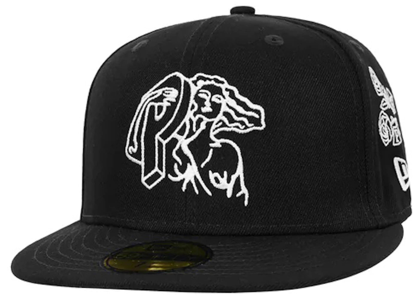 Palace New Era P-Statue 59Fifty Hat Black