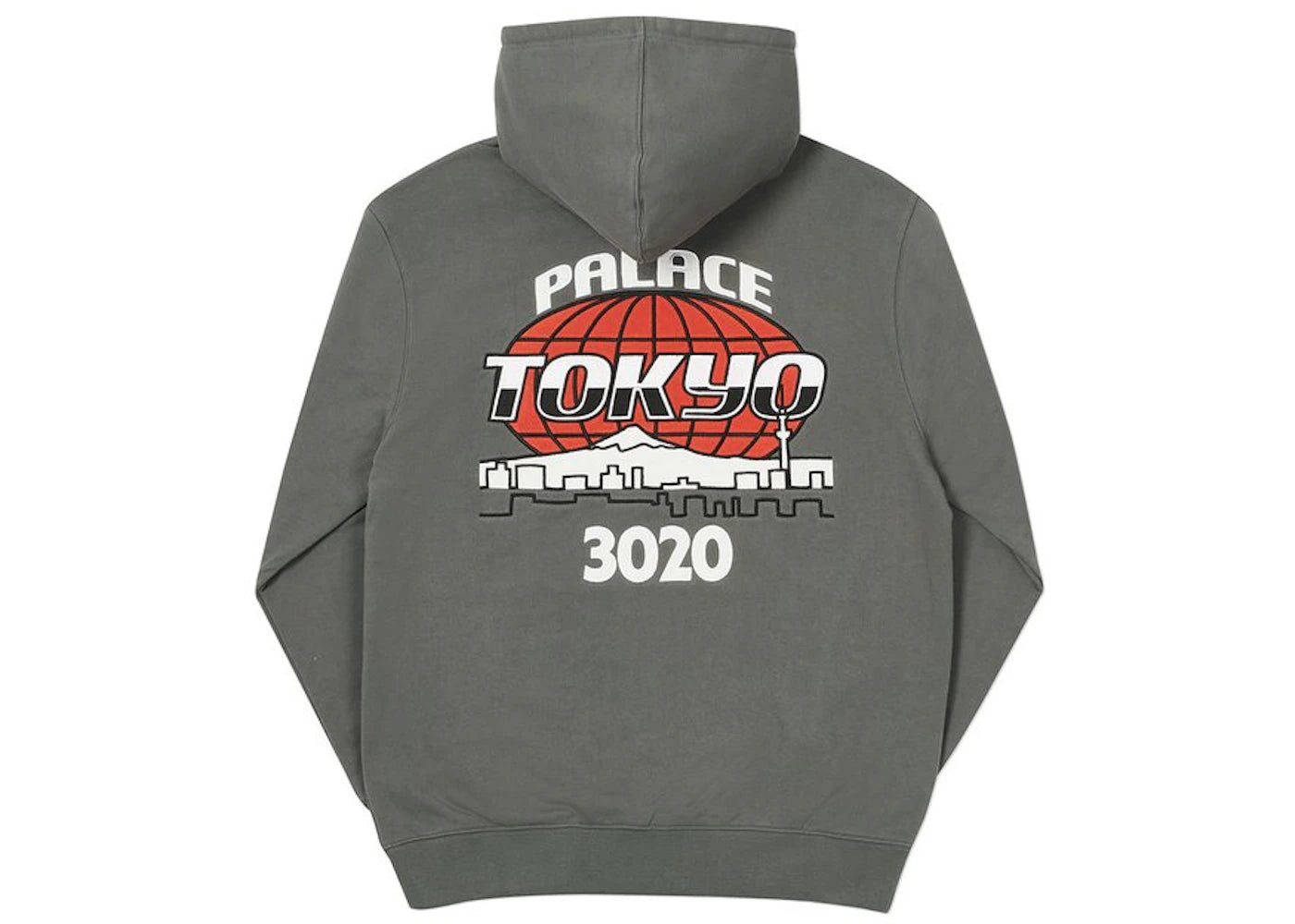 Palace New Era Tokyo Hood Gun Metal