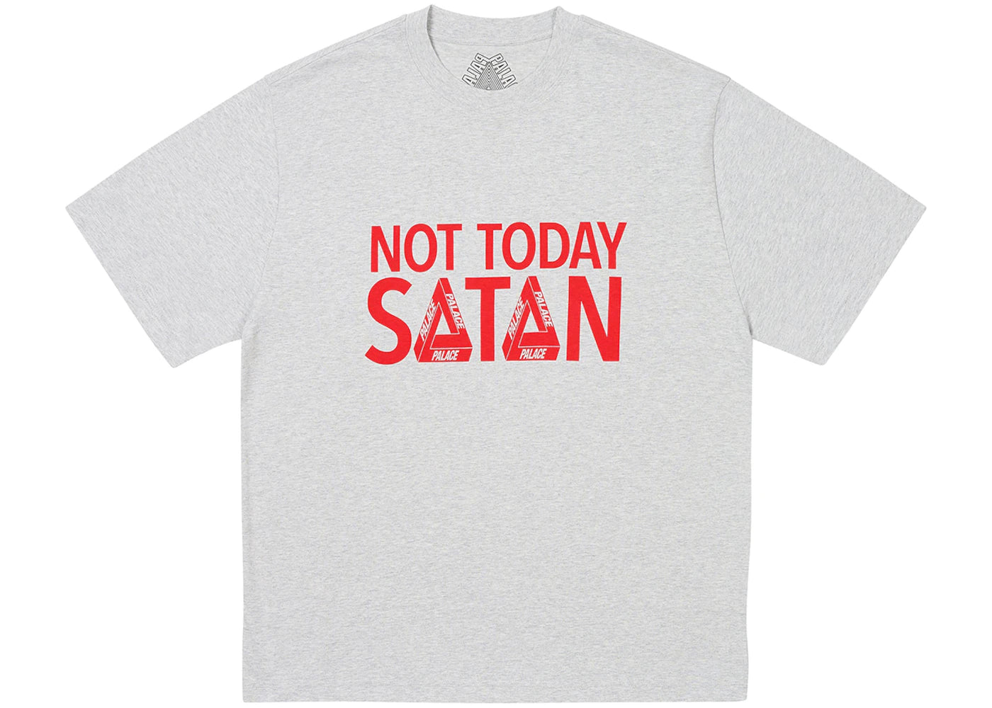 Palace Nicht Today T-Shirt Grey Marl