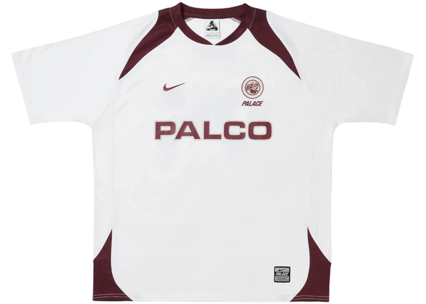 Palace Nike Shop Jersey White/Dark Red