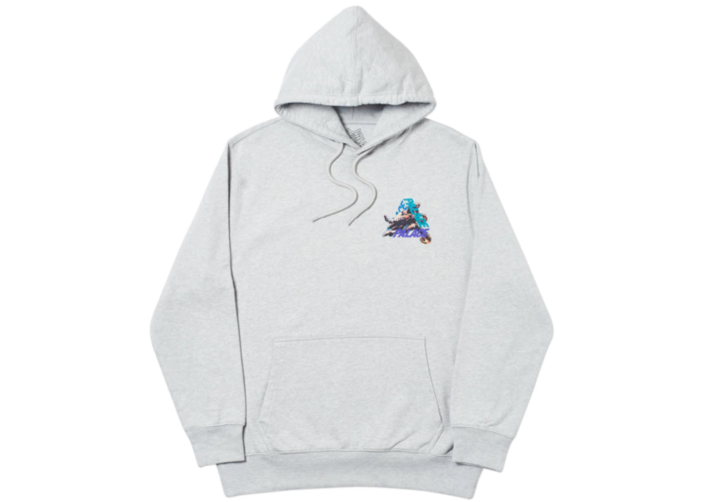 Palace Octo Hood Grey Marl