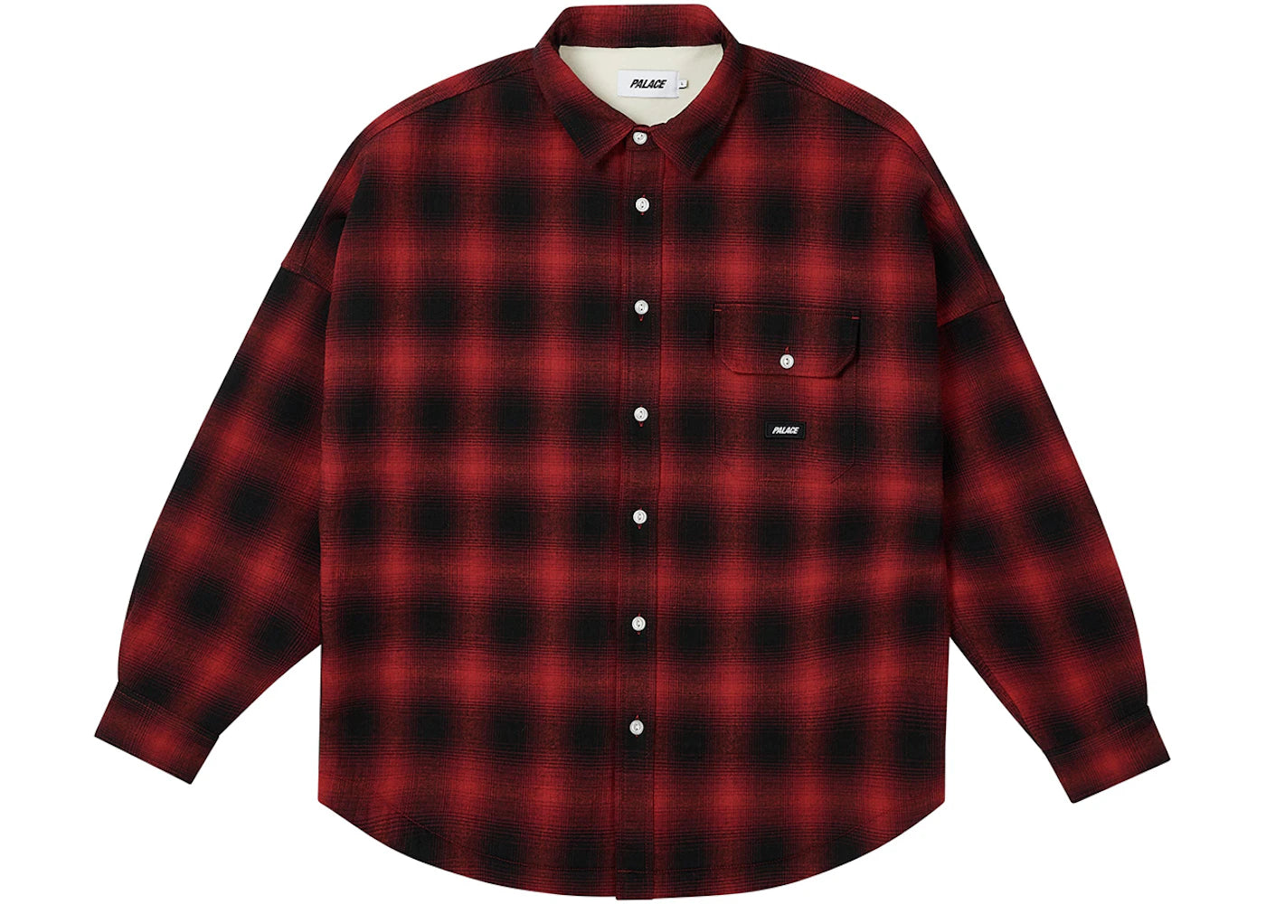 Palace Ombre Flannel Shirt Red