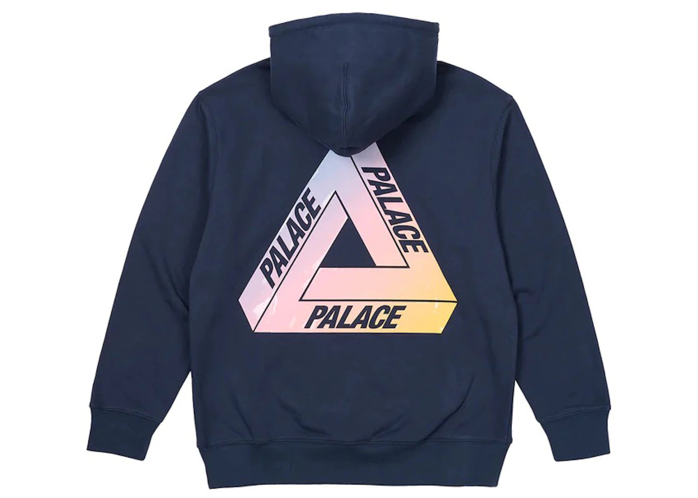 Palace Ombre Tri-Ferg Hood Navy