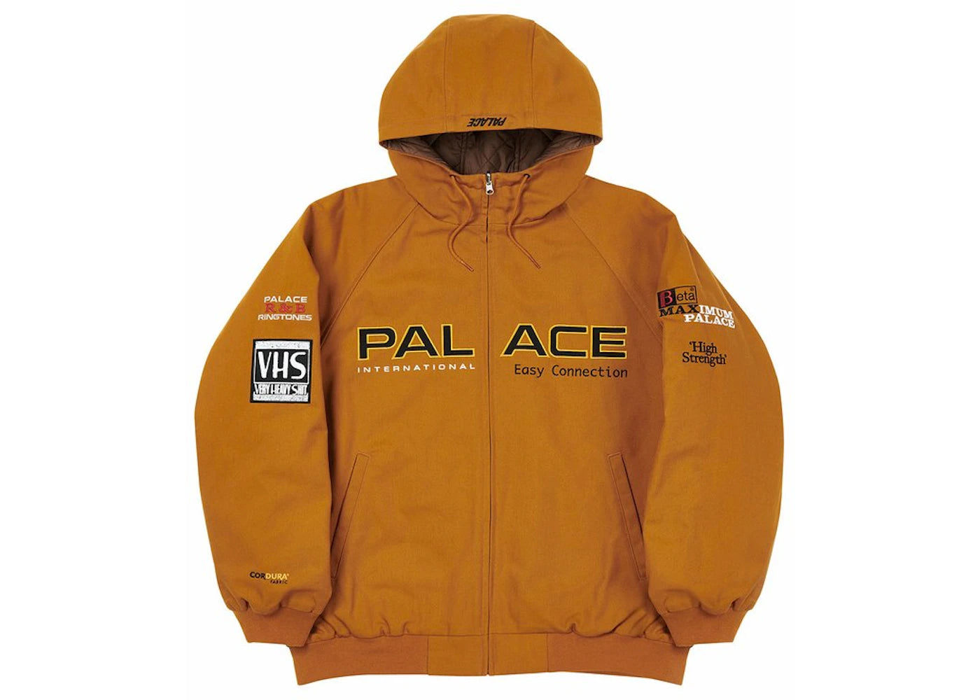 Palace One 2 One Reversible Jacket Brown