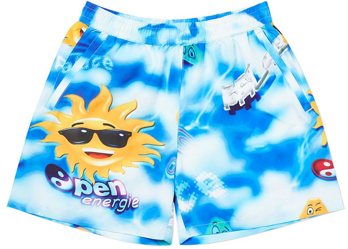 Palace Open Energy Swim Shorts Blue