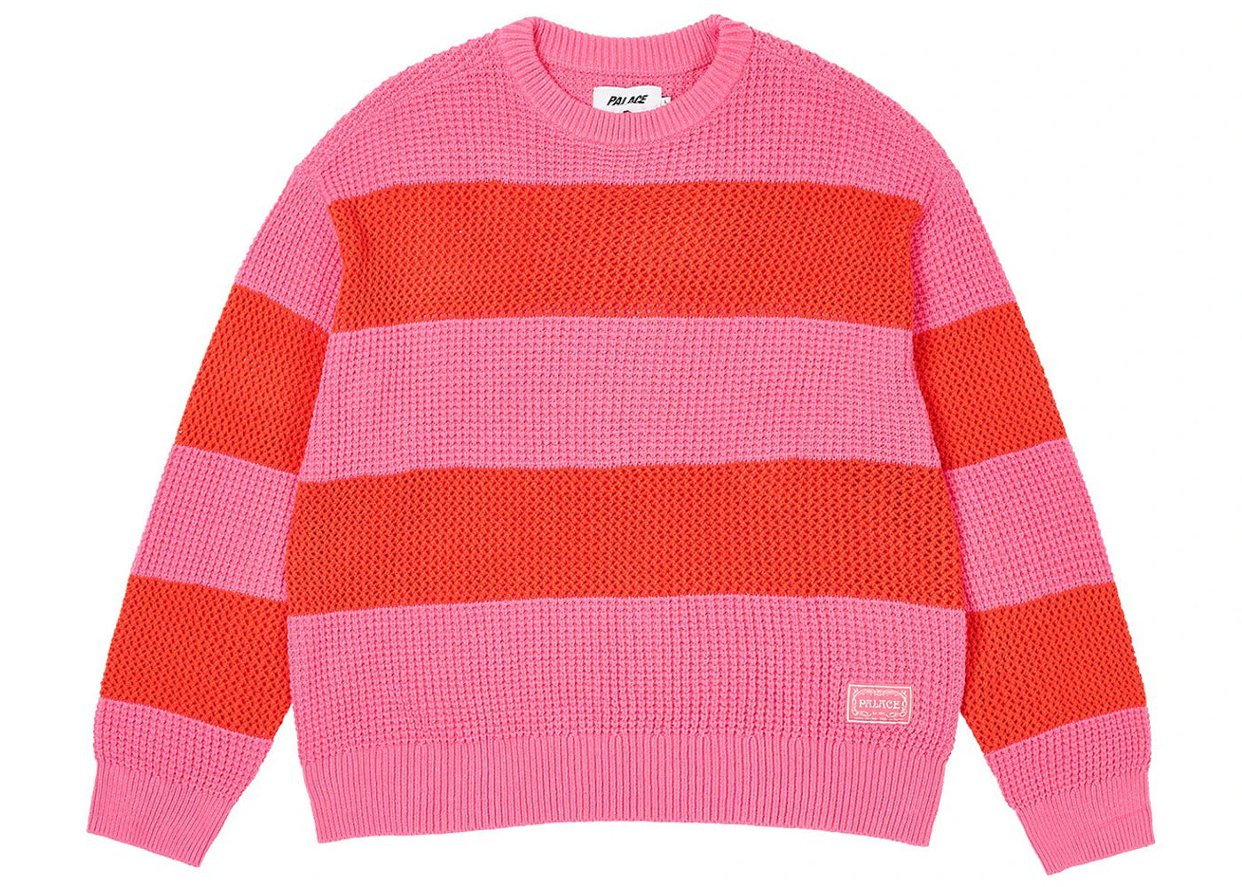 Palace Open Stripe Knit Pink/Orange