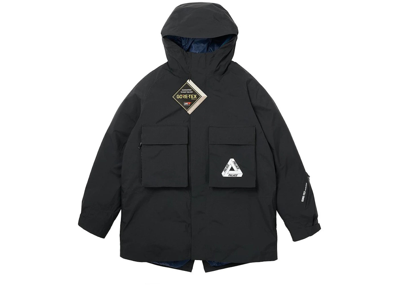 Palace Optical 2-In-1 Gore-Tex Parka Black/Optical Blue