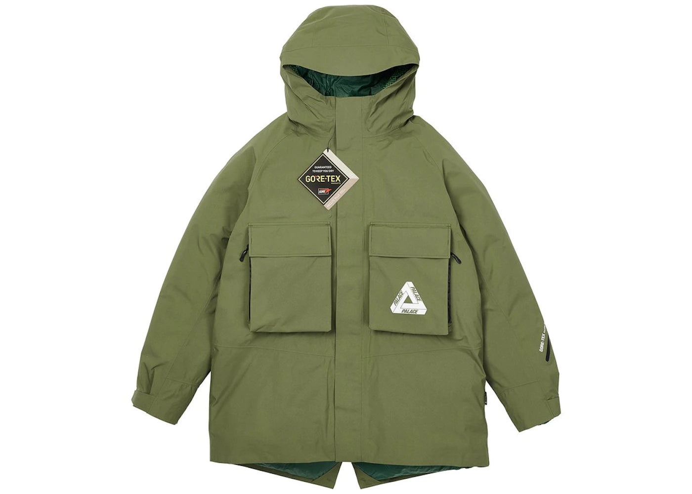 Palace Optical 2-In-1 Gore-Tex Parka Olive/Optical Green
