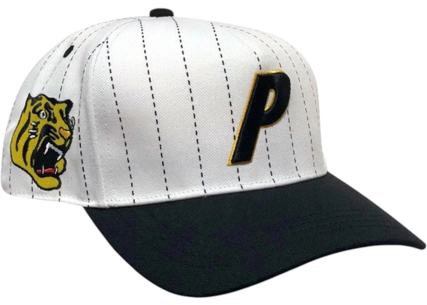 Palace Osaka Exclusive Hanshin Tigers 5 Panel Snapback Cap White