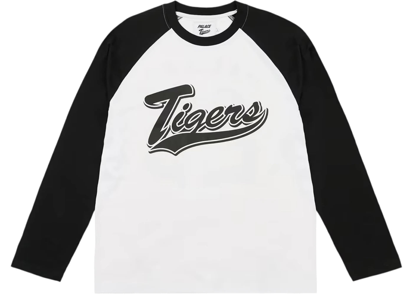 Palace Osaka Exclusive Hanshin Tigers Raglan L/S Tee Black/White