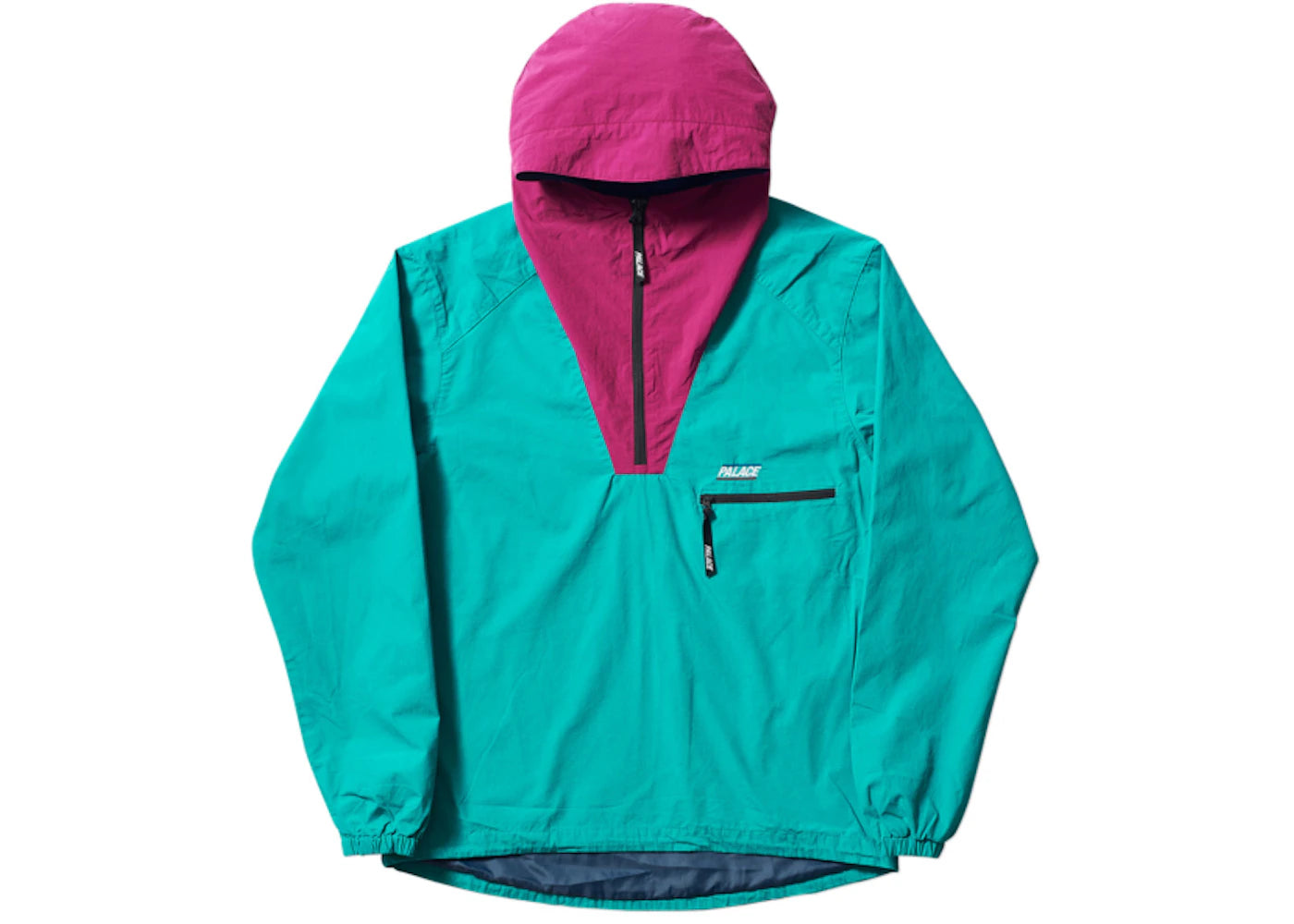 Palace Outer Shell Smock Teal/Raspberry