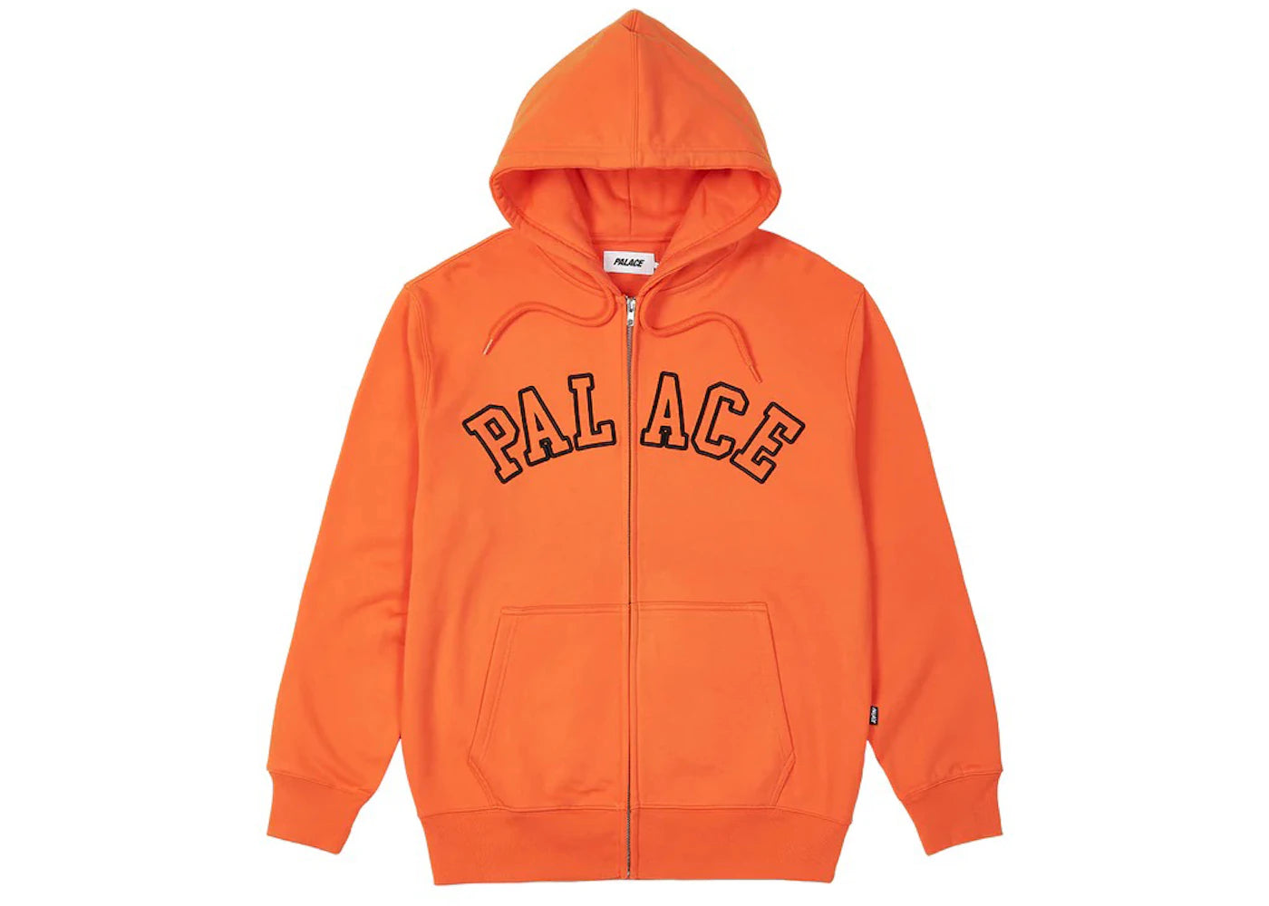 Palace Outline Arch Zip Hood Tiger Orange