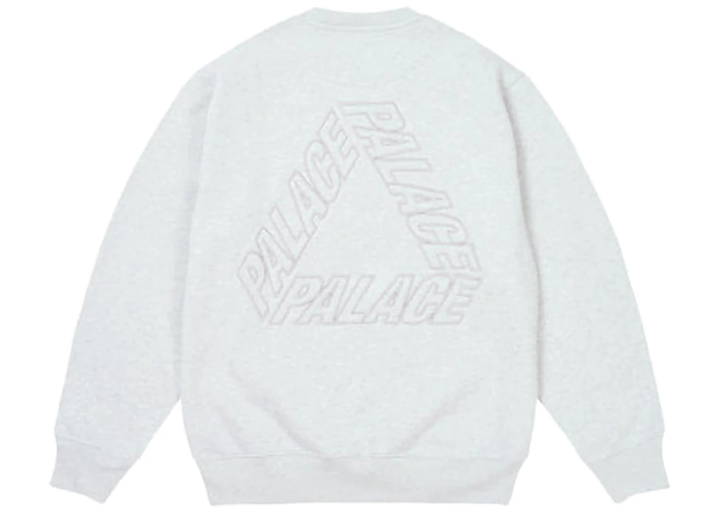 Palace Outline P-3 Crew Grey Marl