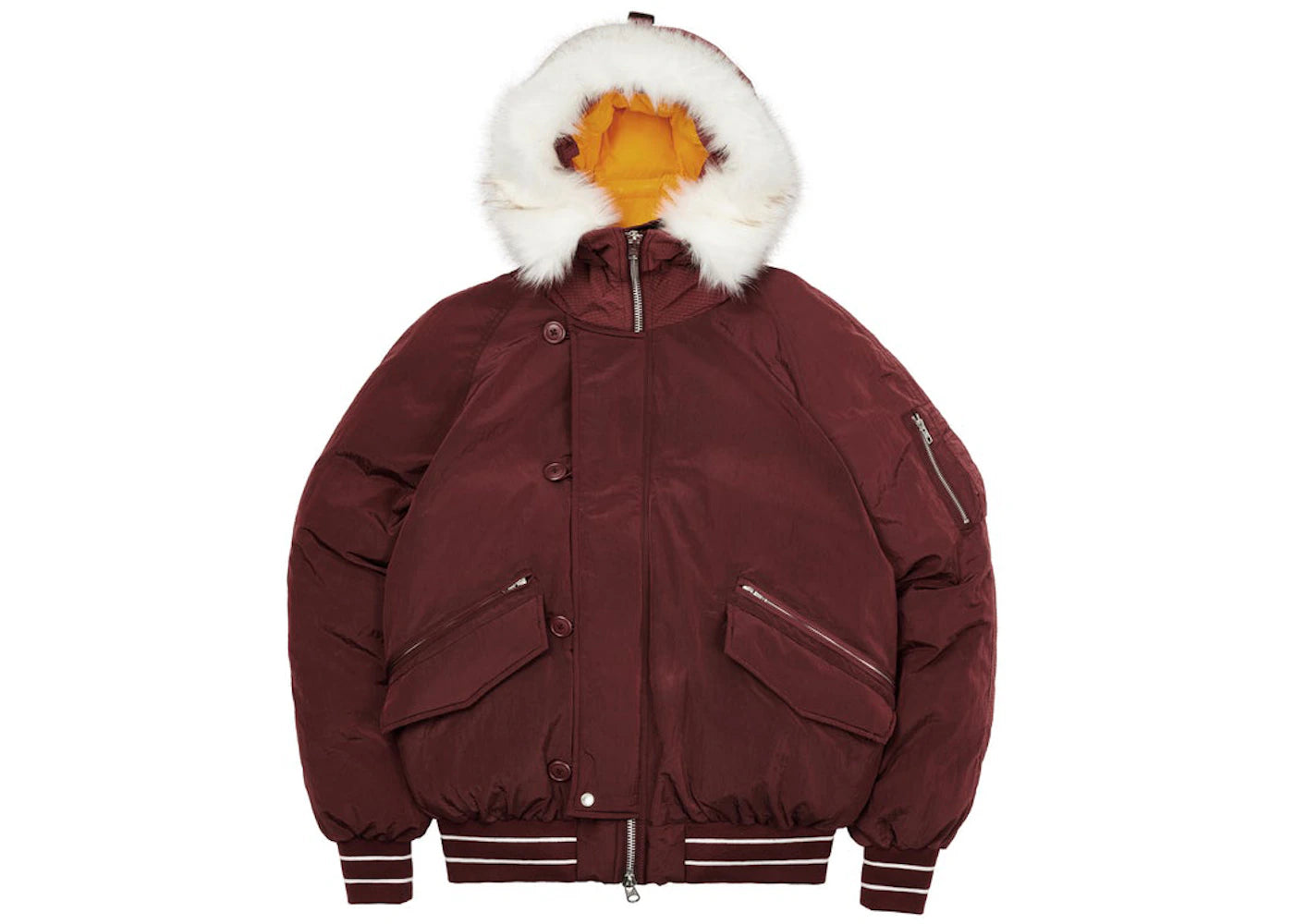 Palace P-2B Short Parka (FW21) Burgundy