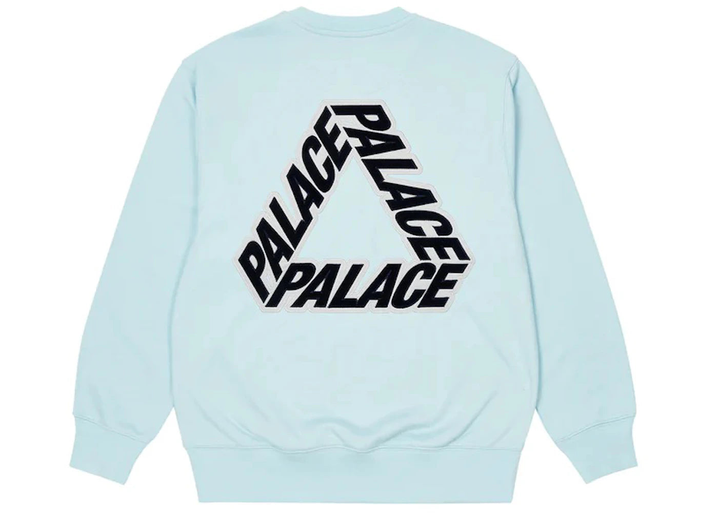 Palace P-3 Applique Crew Light Blue