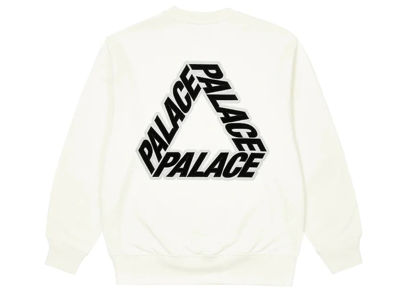 Palace P-3 Applique Crew White