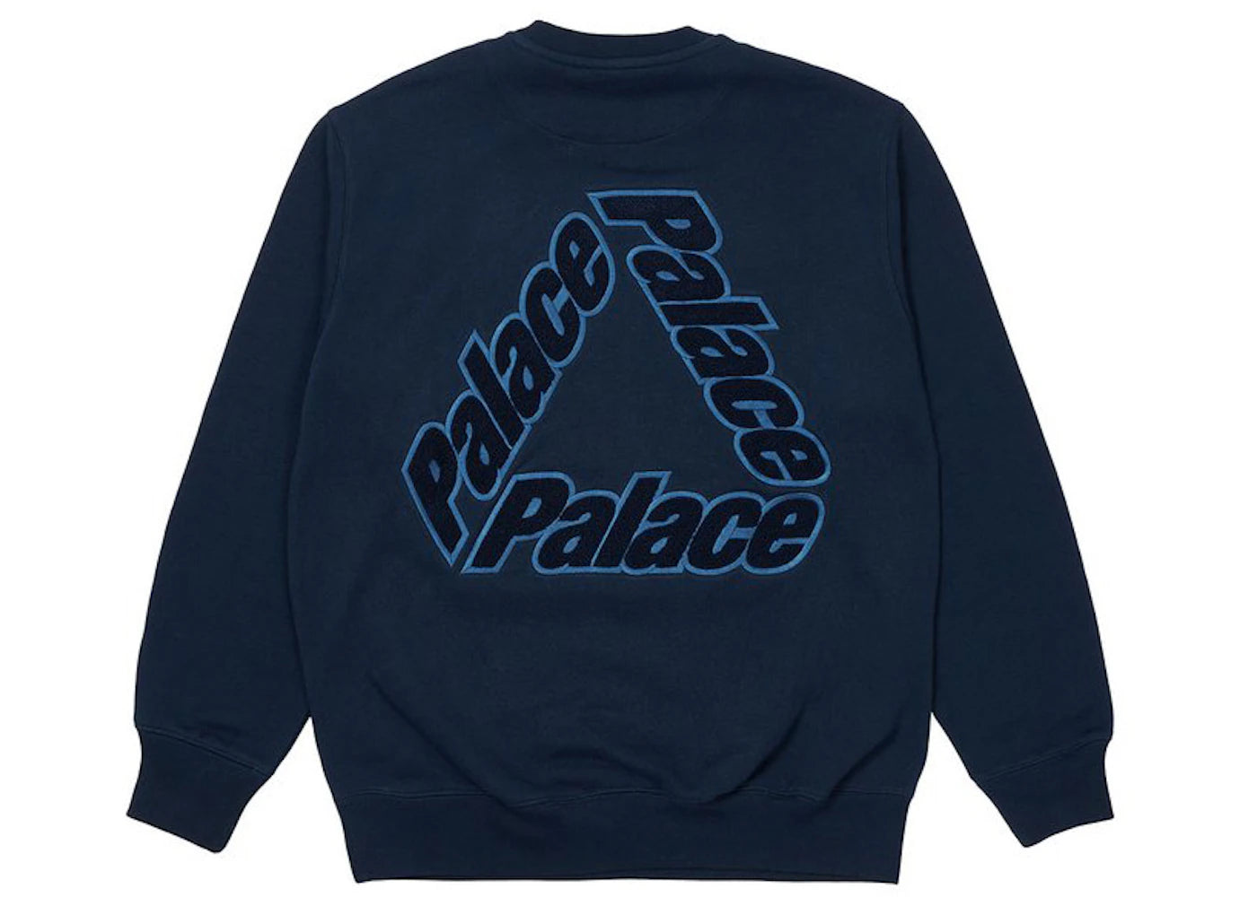 Palace P-3 Chenille Crew Navy