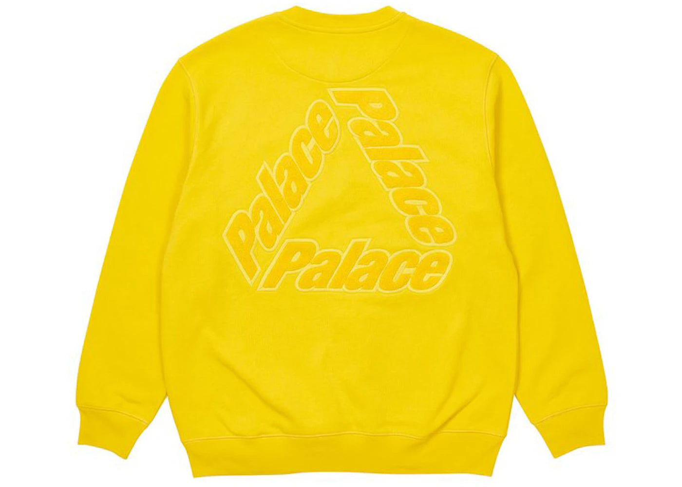 Palace P-3 Chenille Crew Yellow