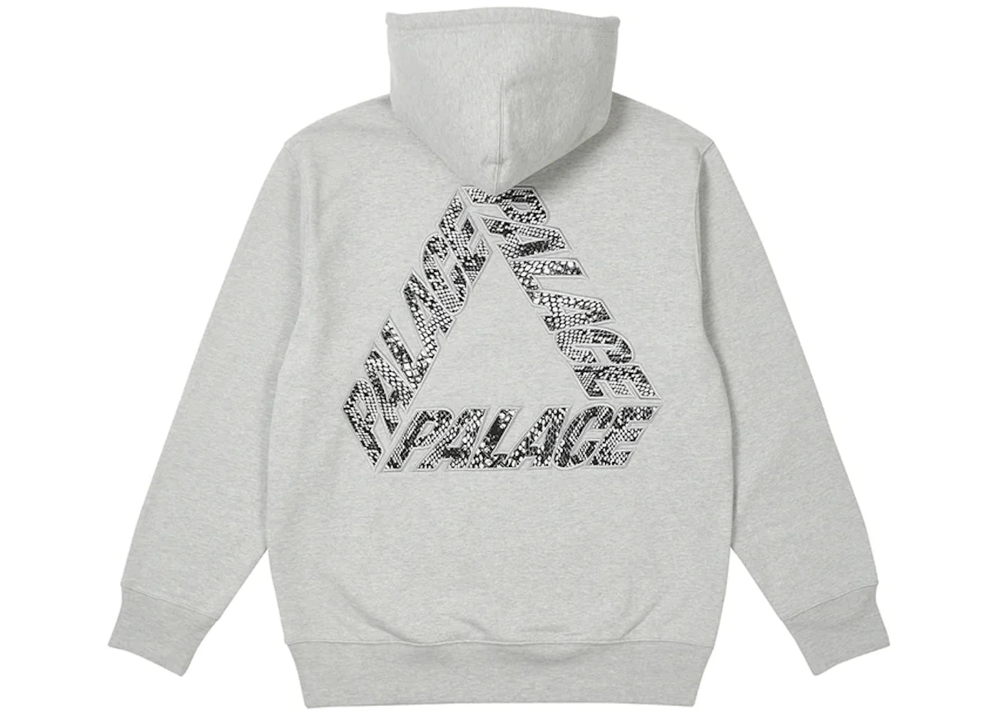 Palace P-3 Snake Applique Hood Grey Marl